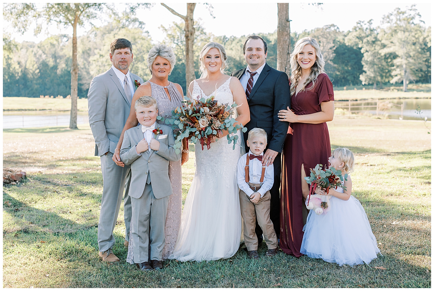 Juliann Riggs Photography captures family formals at Three Lakes Manor in Poplarville.